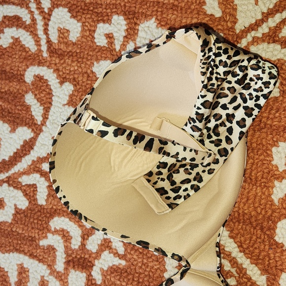 Cacique Cheetah/leopard animal print bra underwire size 46DDD(46) - Picture 4 of 10